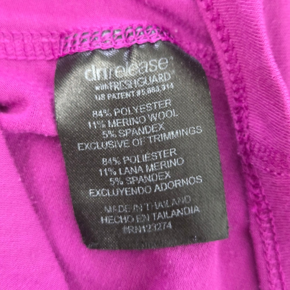 Paradox Merino Blend mock neck base layer 1/4‎ zip purple womens size large - Picture 8 of 9